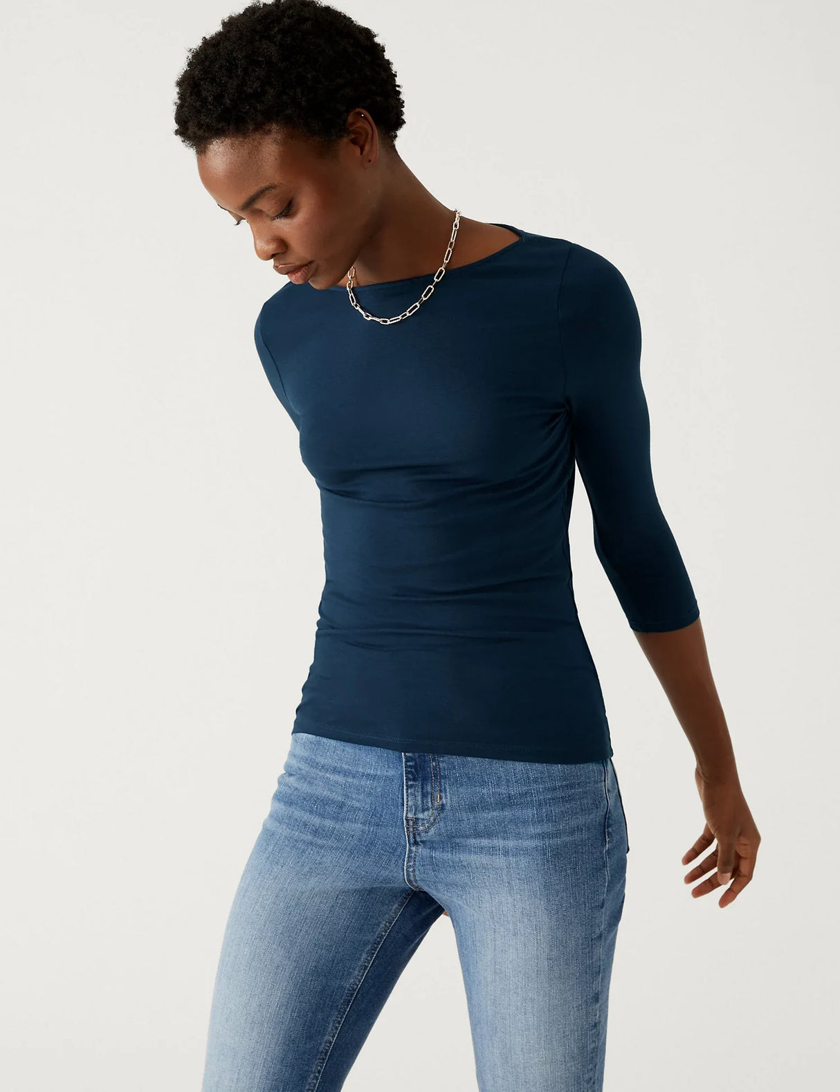 Camiseta manga semilarga