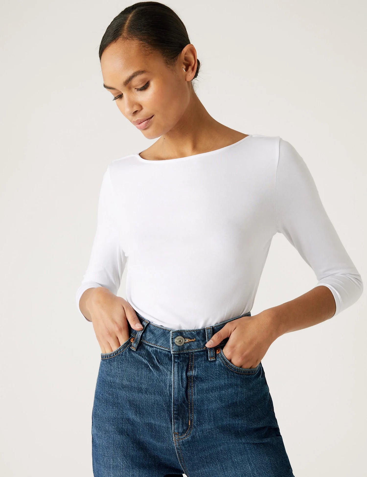 Camiseta manga semilarga