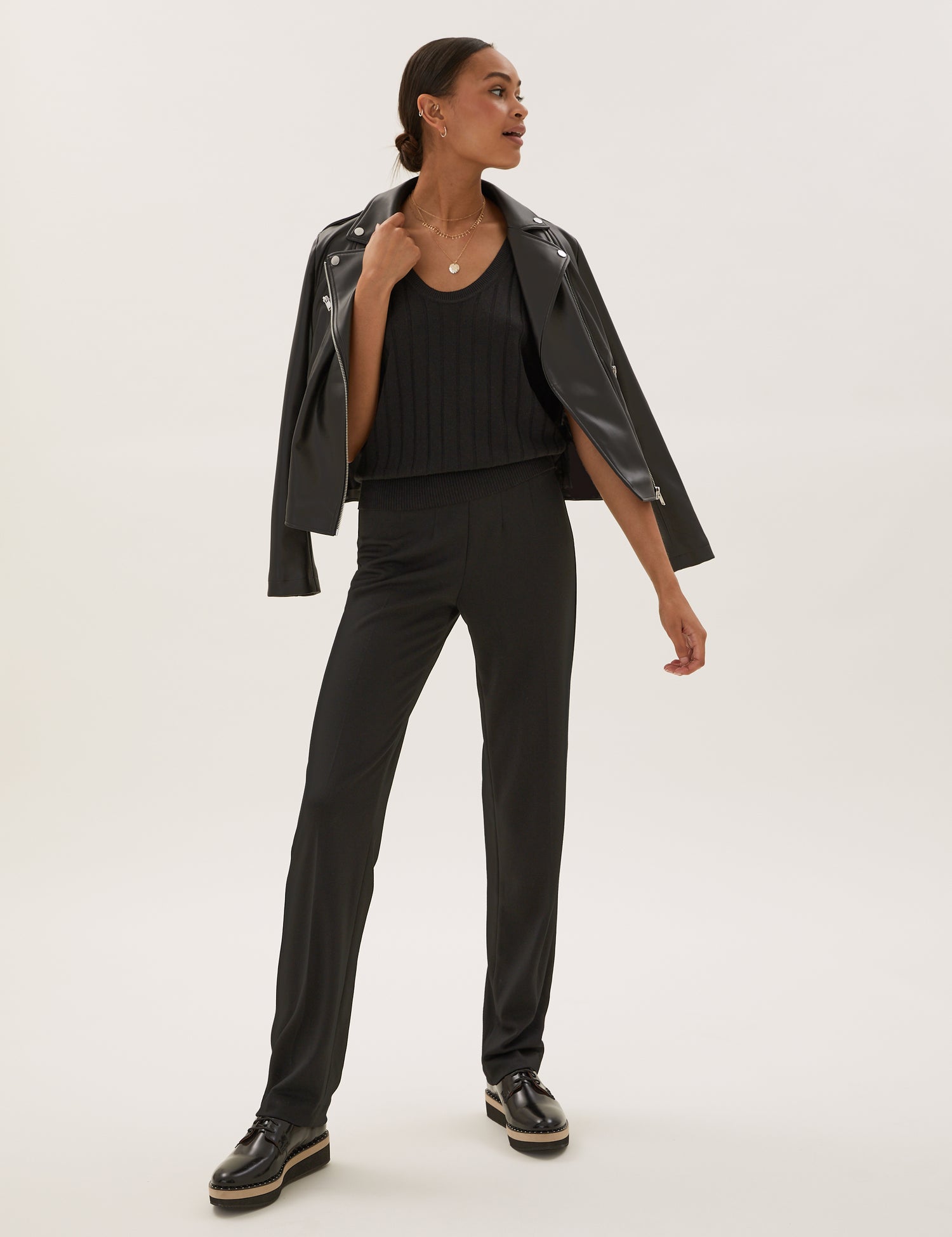 Pantalón punto recto