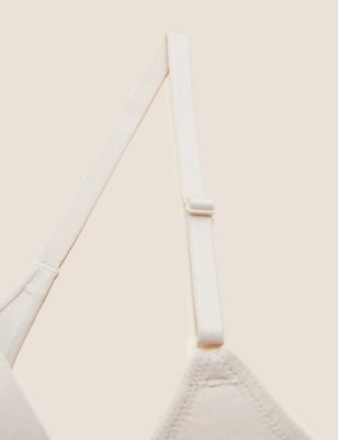 Pack 3 sujetadores sin aro algodón