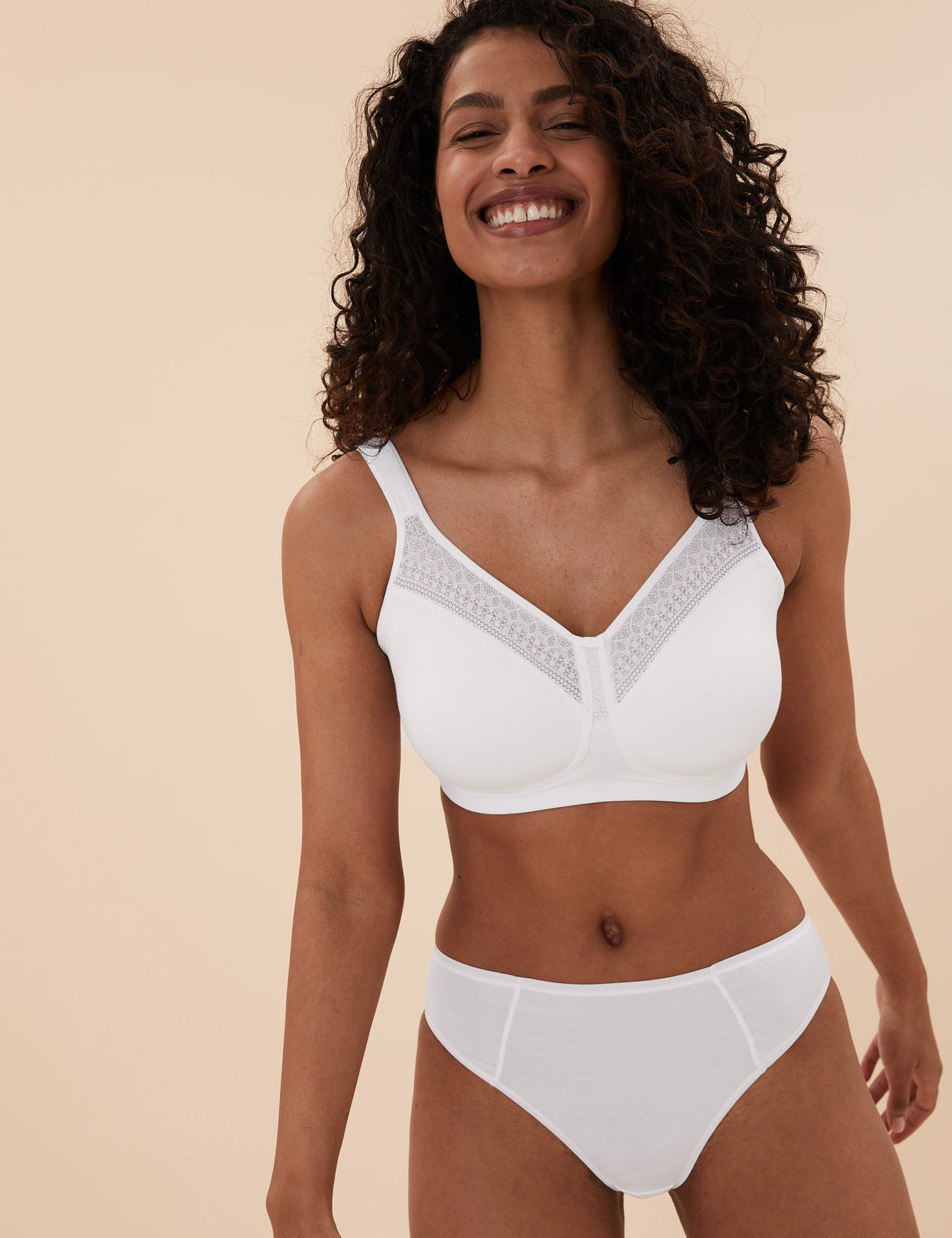 Sujetador algodón sujeción total