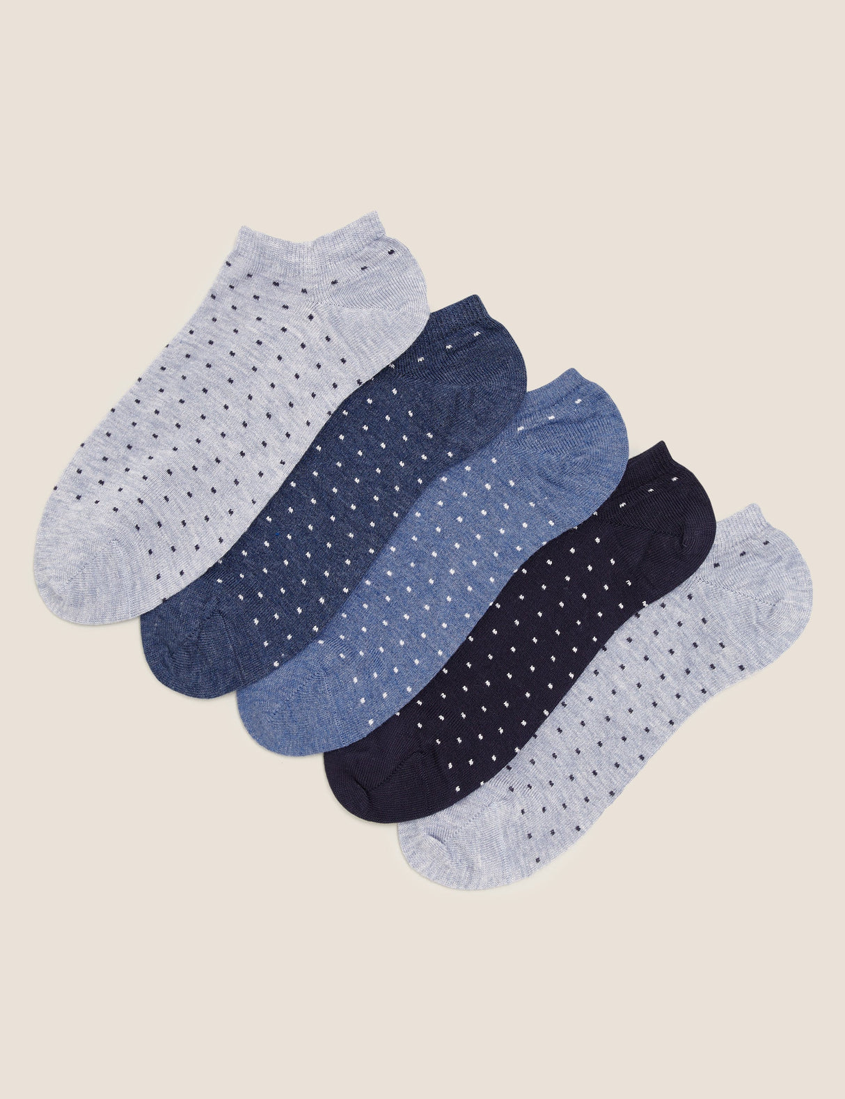 Pack 5 calcetines trainers lunares