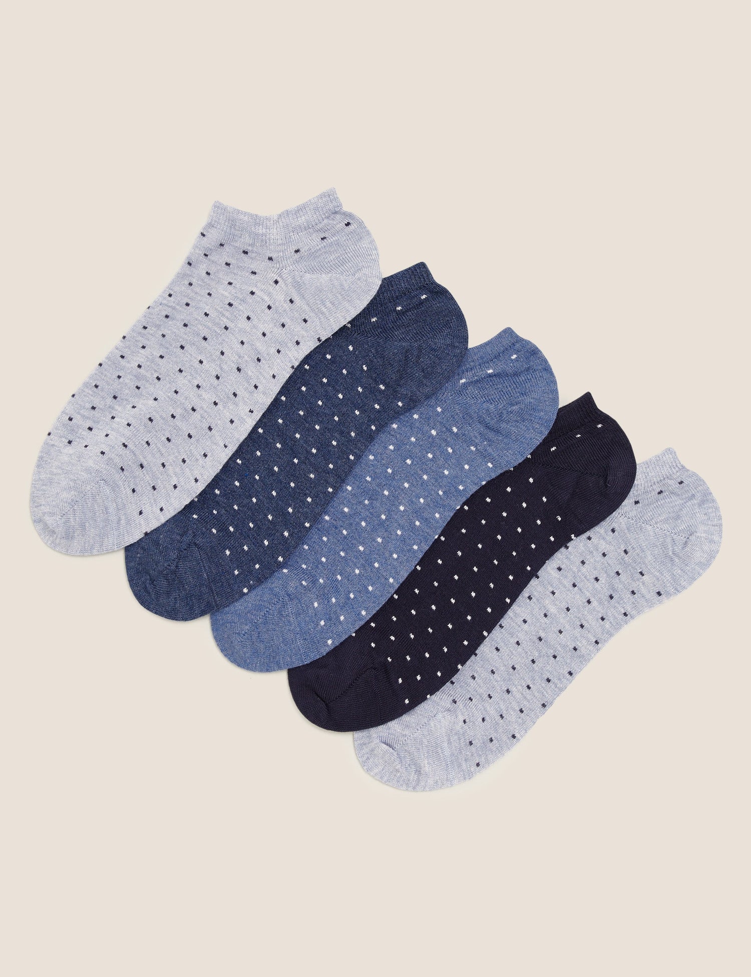 Pack 5 calcetines trainers lunares