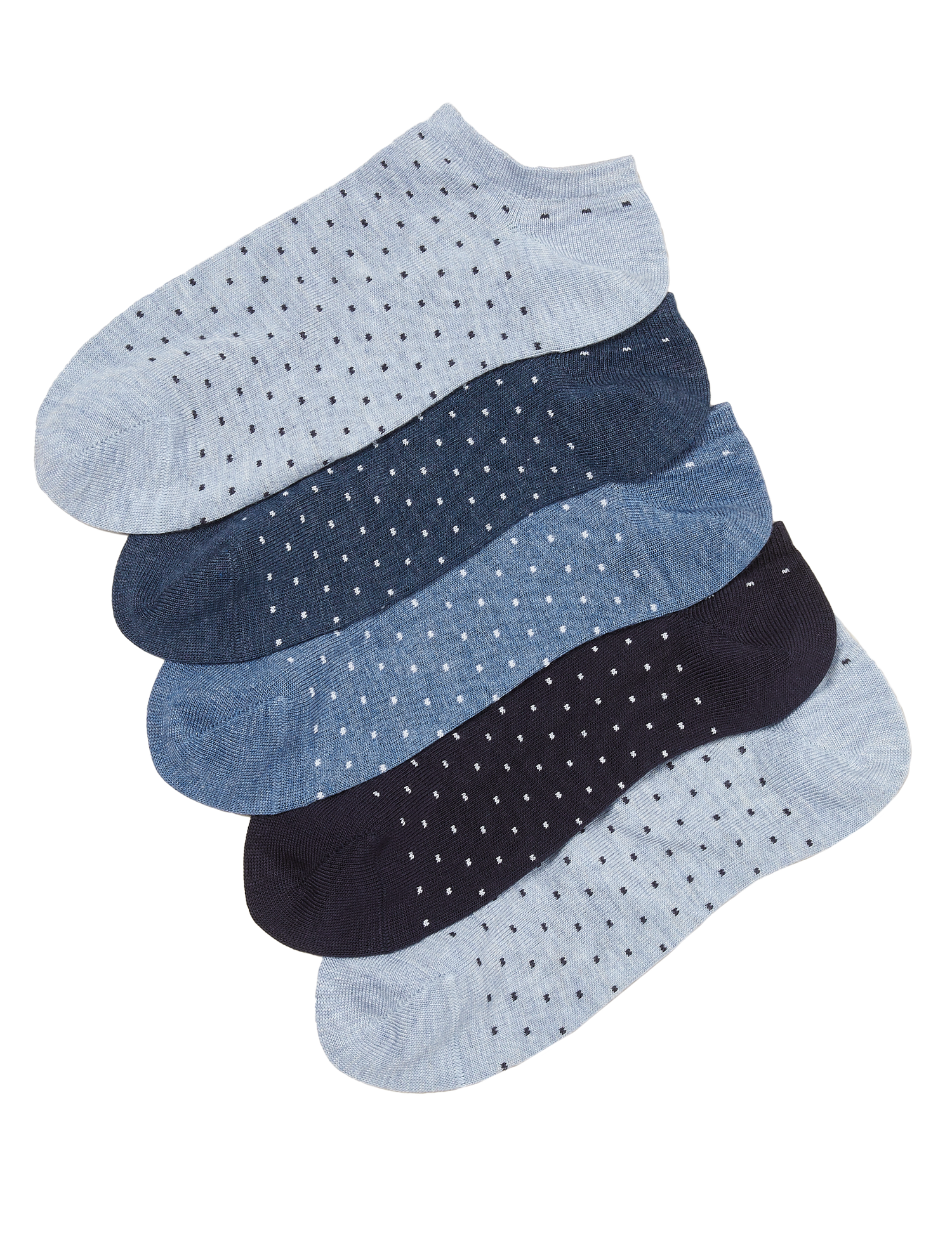 Pack 5 calcetines trainers lunares