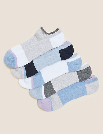 Pack 5 calcetines trainers colores