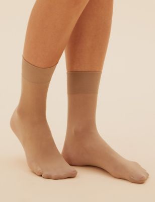 Pack 4 medias al tobillo 10 Denier