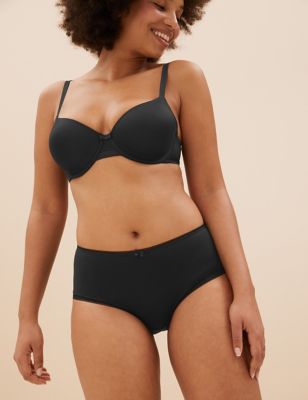 Pack x5 bragas altas lisas