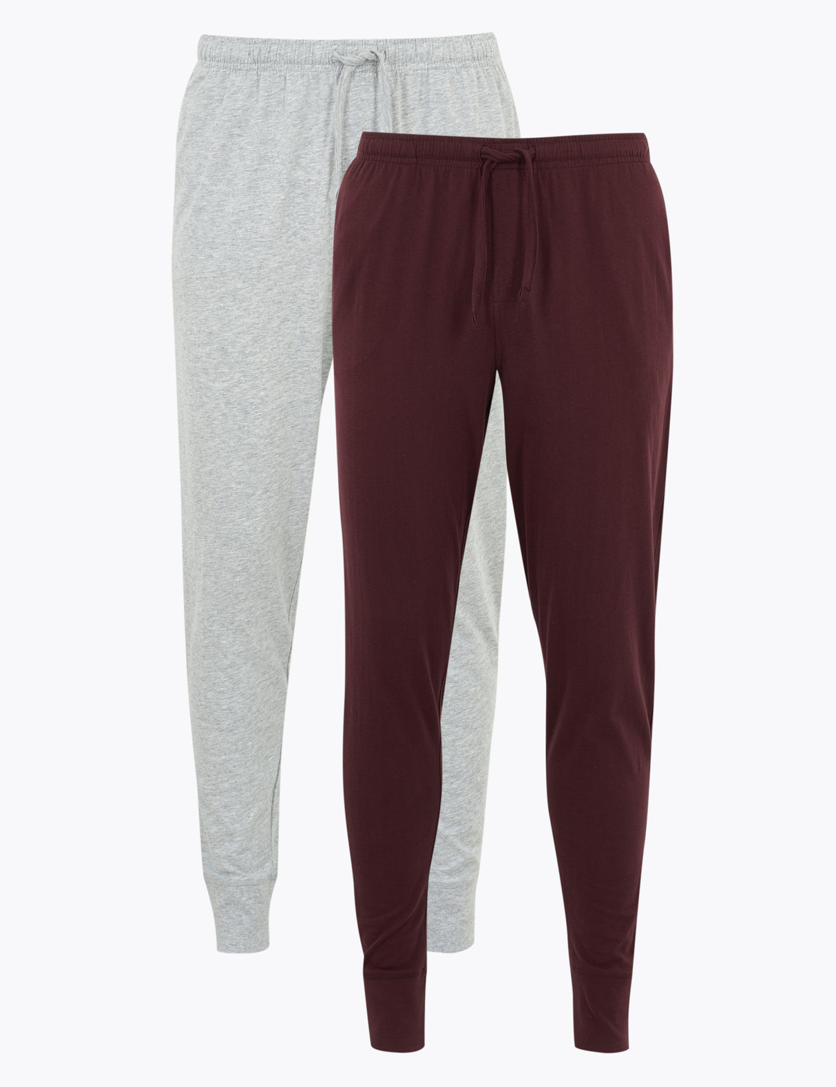 Pack de 2 pantalones joggers de punto