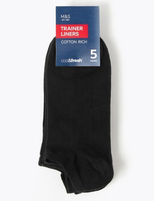 Pack de 5 pares de calcetines tobilleros lisos