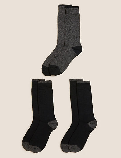 Pack de 3 pares de calcetines térmicos