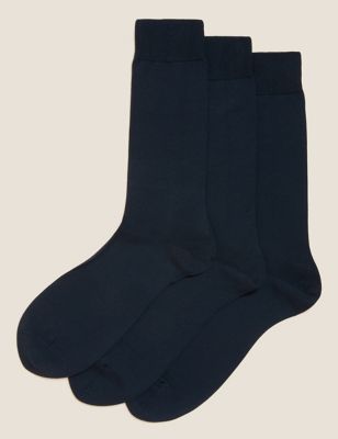Pack de 3 pares de calcetines de algodón egipcio