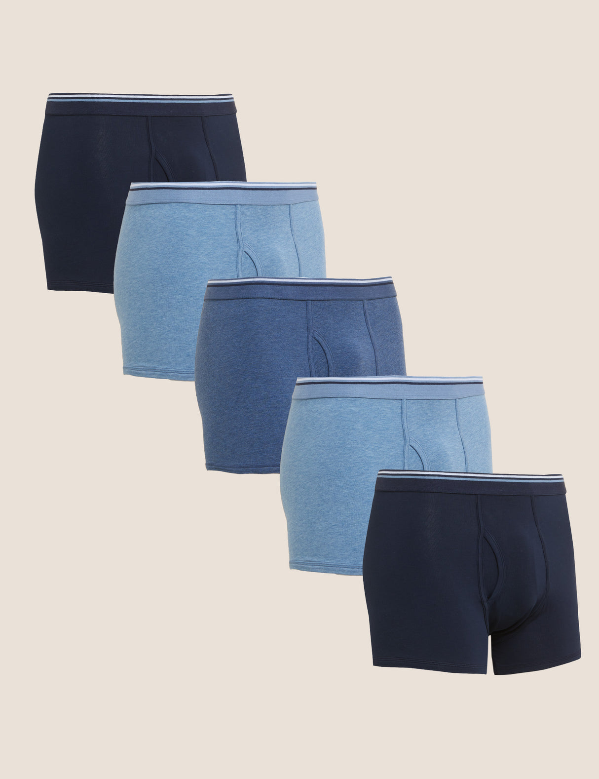 Pack de 5 trunks lisos