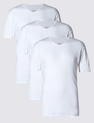 Pack de 3 Camisetas manga corta y cuello pico