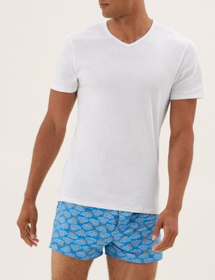 Pack de 3 Camisetas manga corta y cuello pico