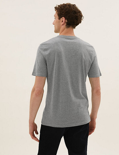 Camiseta manga corta lisa