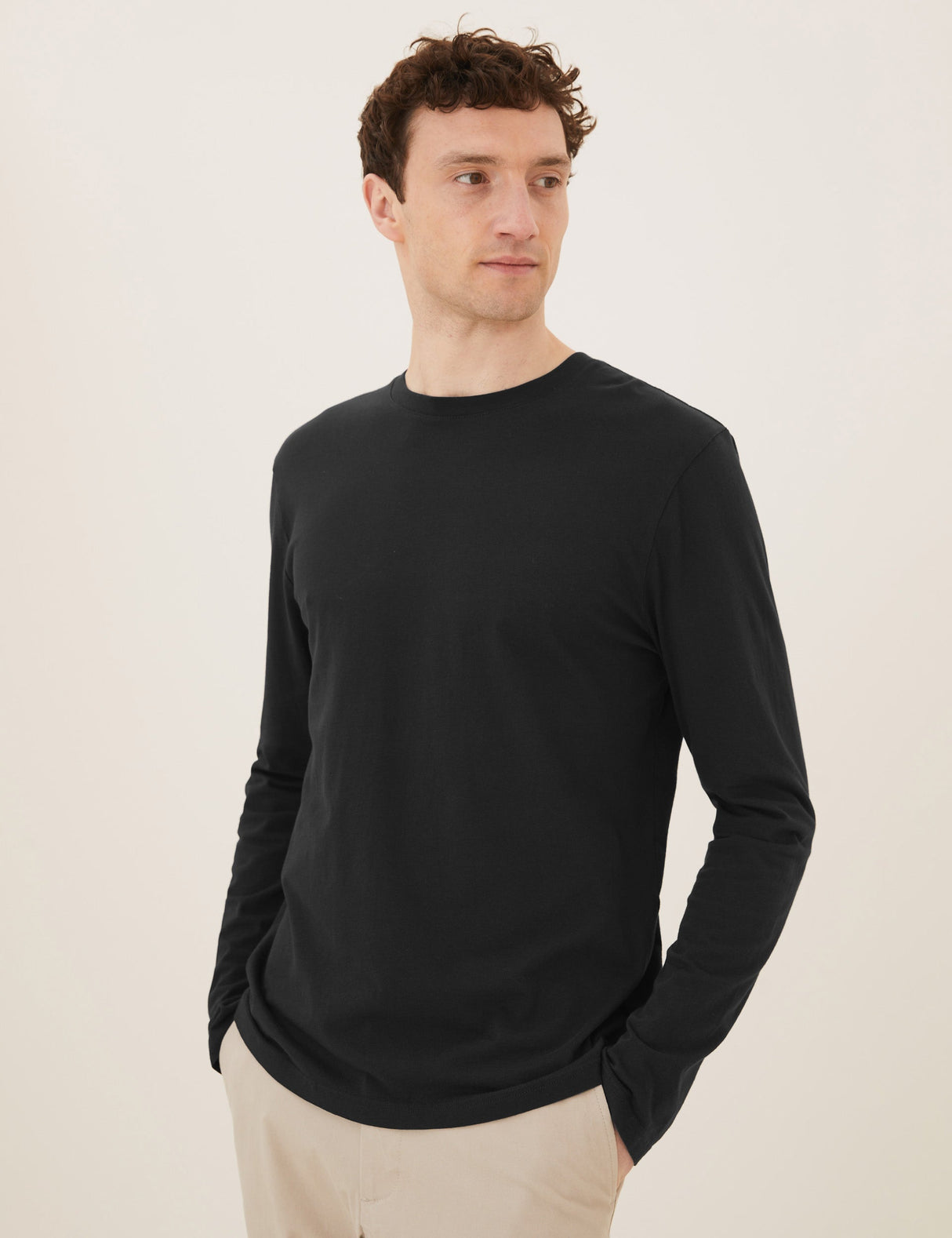 Camiseta manga larga lisa