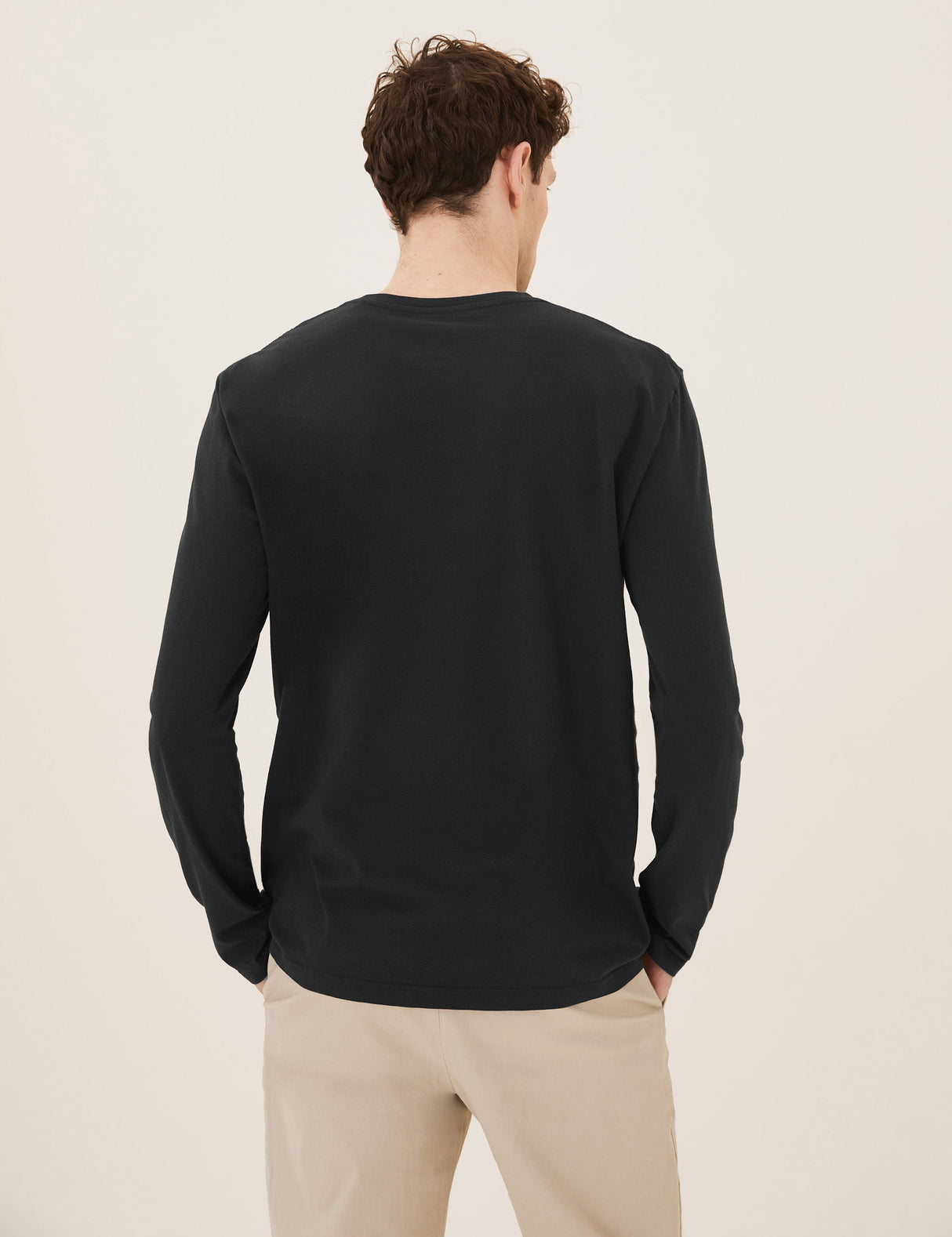Camiseta manga larga lisa
