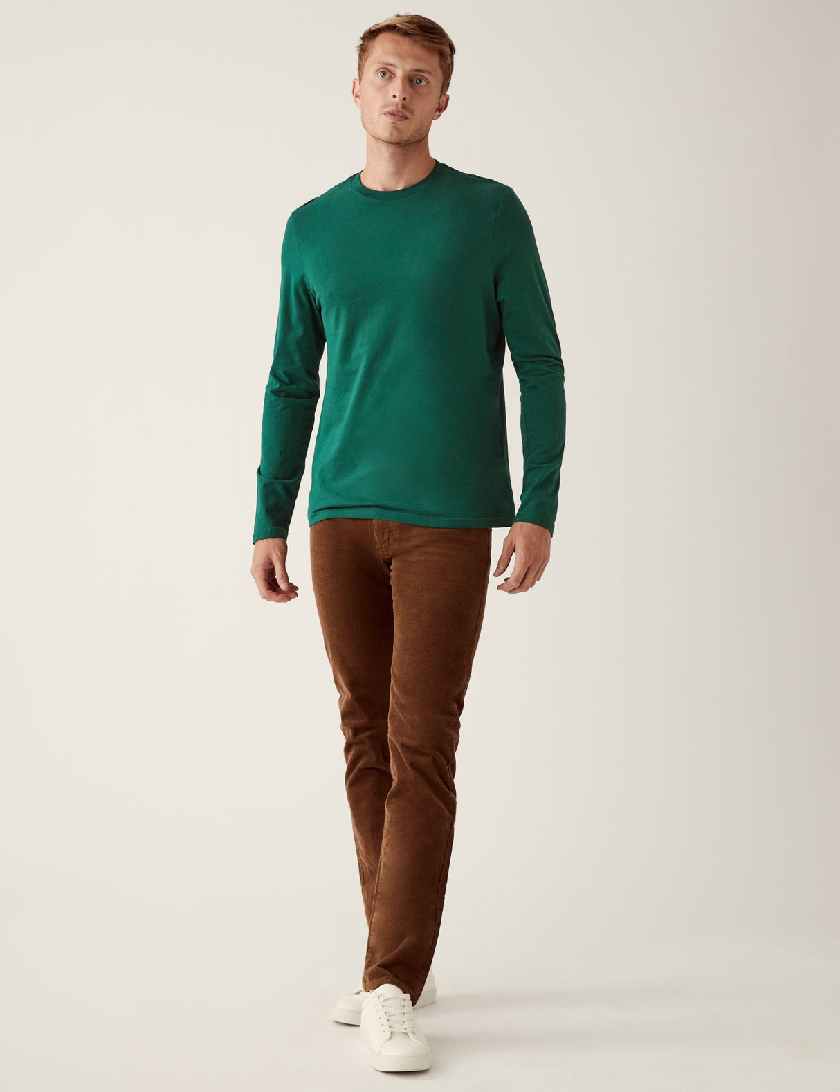 Camiseta lisa manga larga