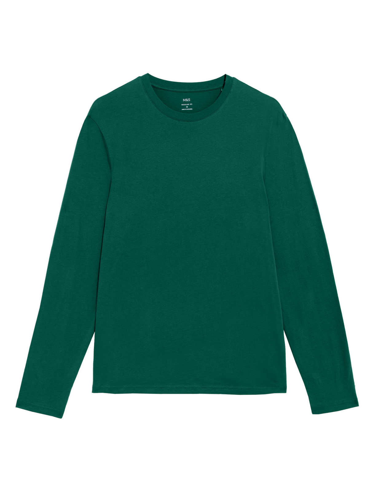 Camiseta lisa manga larga