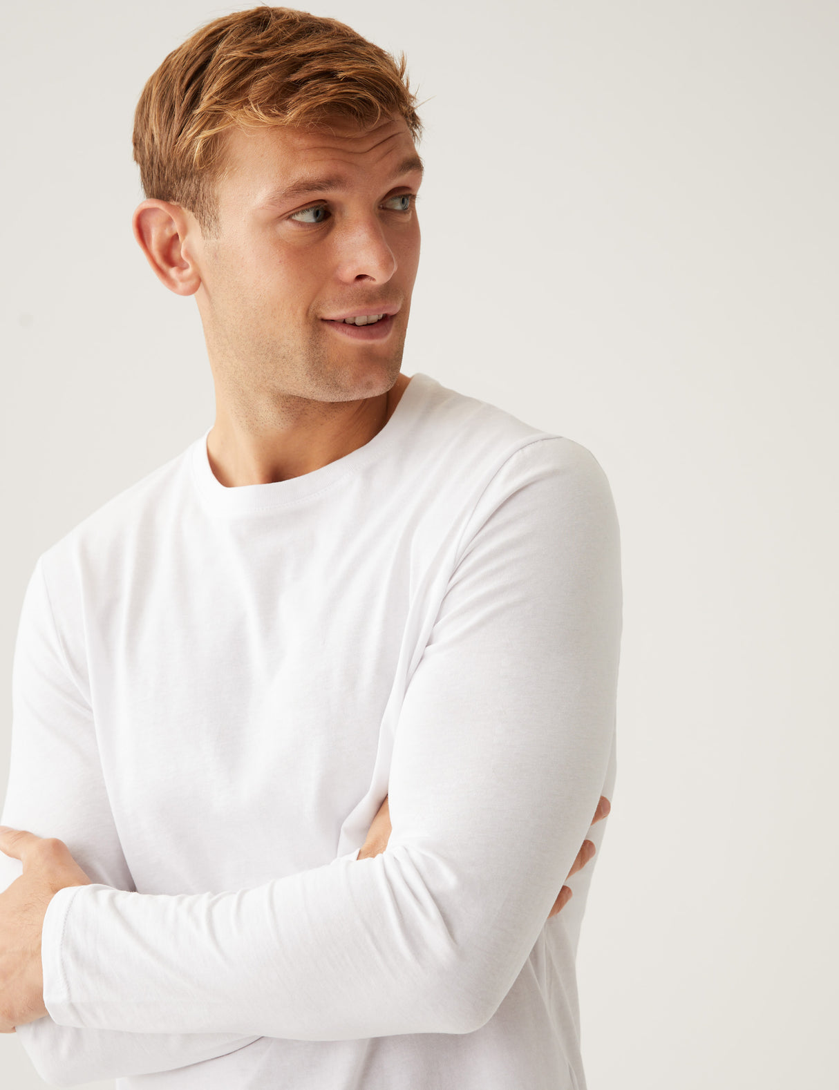 Camiseta lisa manga larga