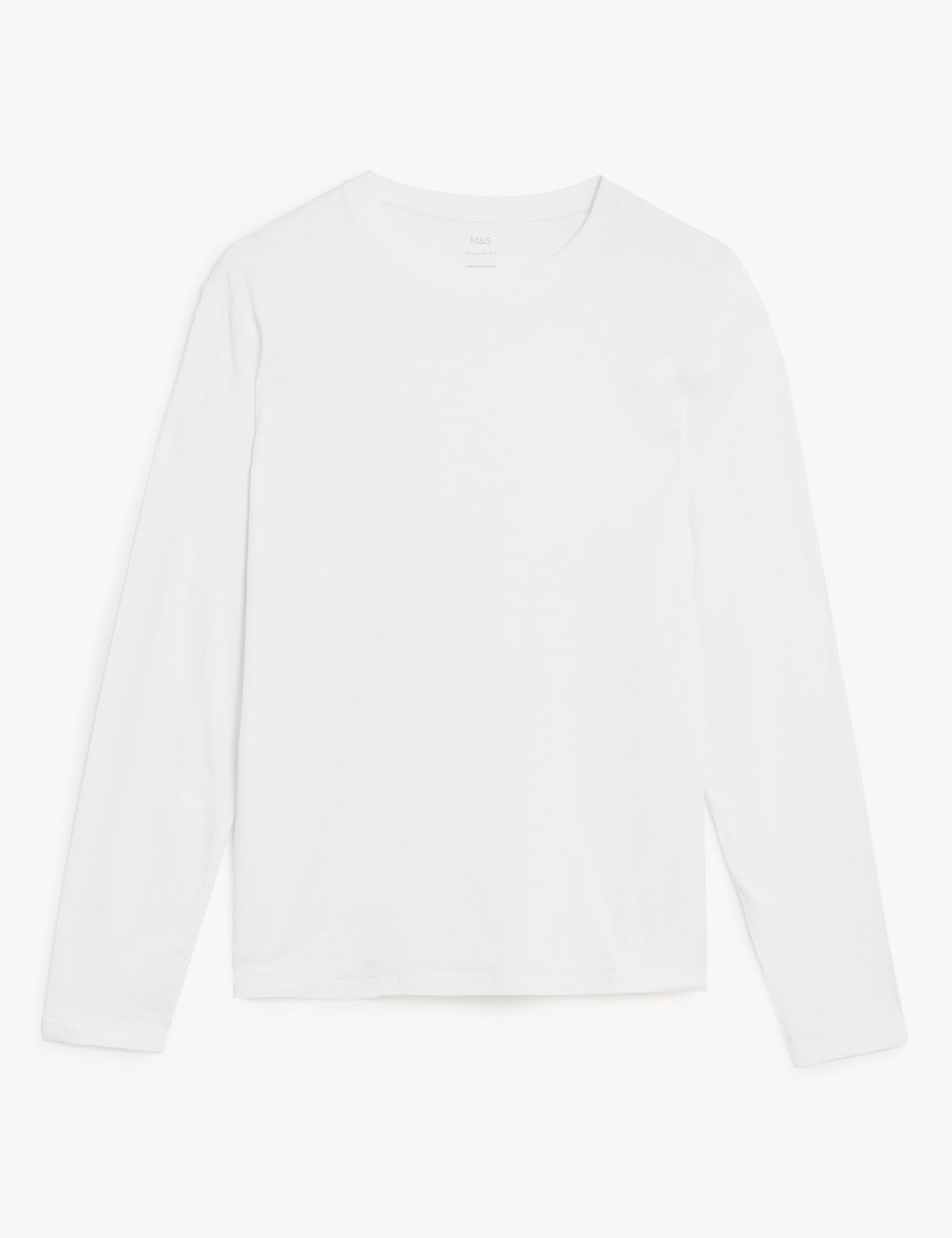 Camiseta lisa manga larga