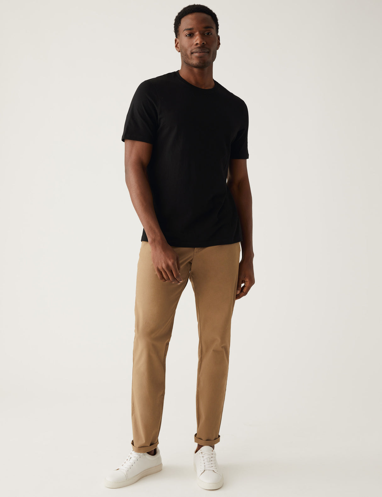 Camiseta lisa manga corta