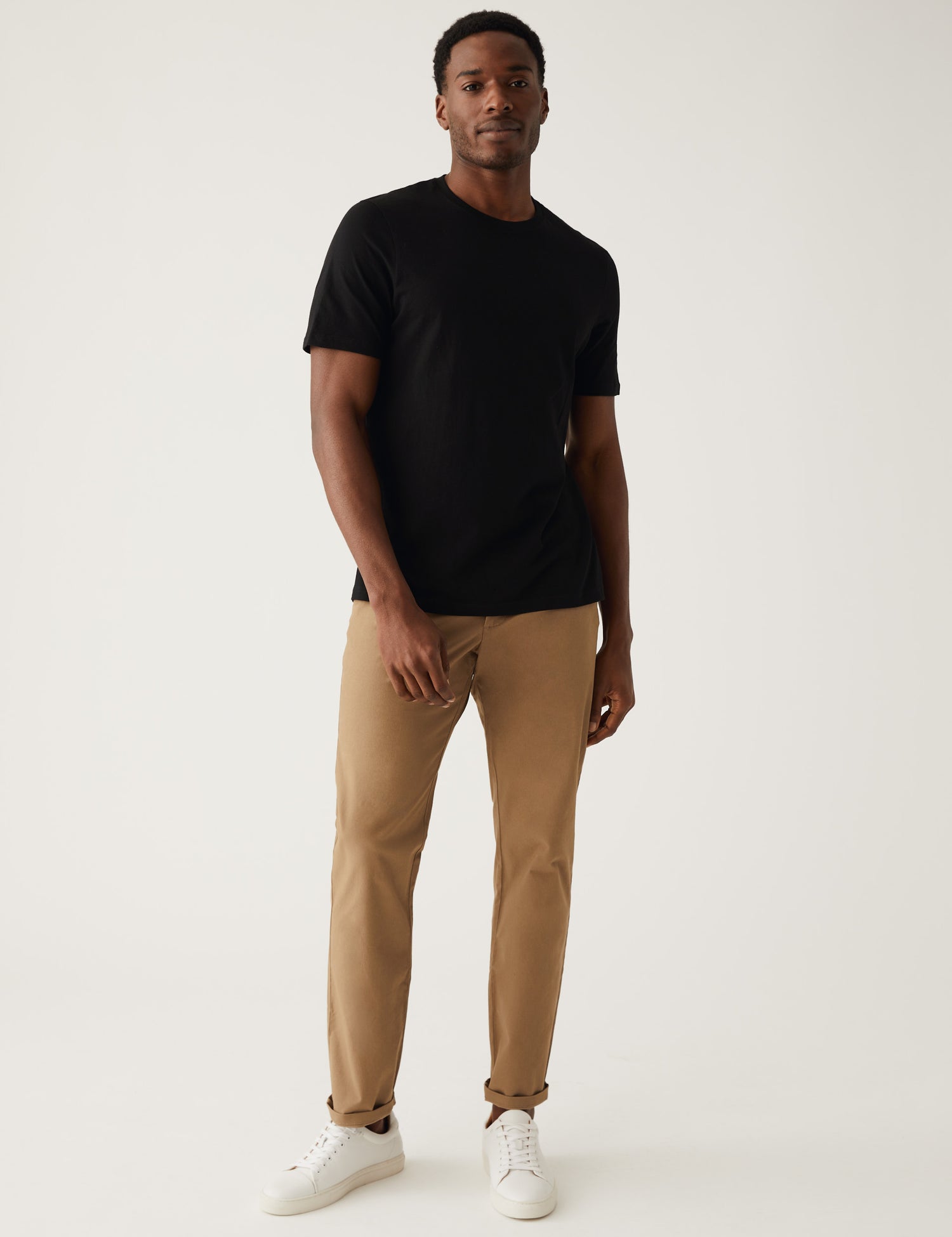 Camiseta lisa manga corta