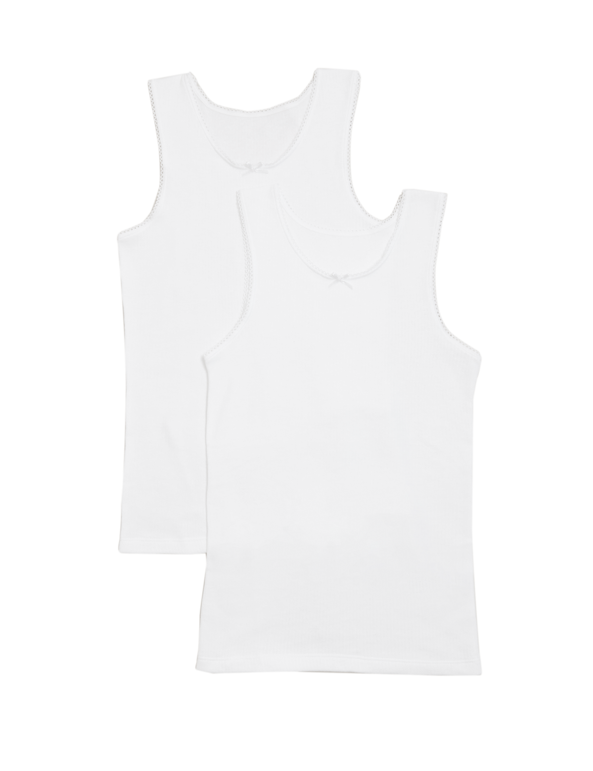 Pack de 2 camisetas térmicas manga hueca de niña