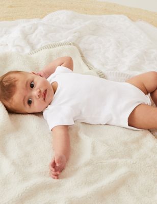 Pack de 7 bodies de algodón de manga corta