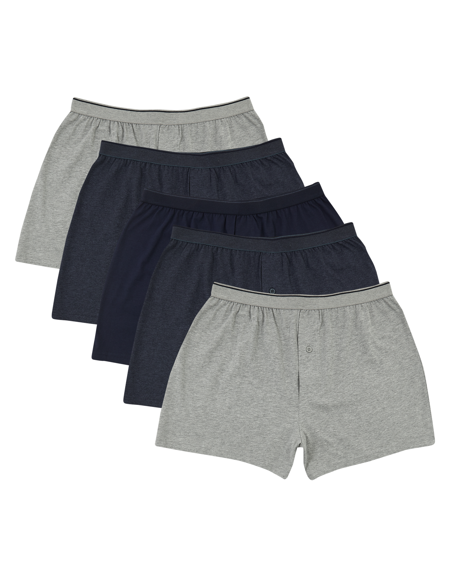 Pack de 5 boxers de punto Liso