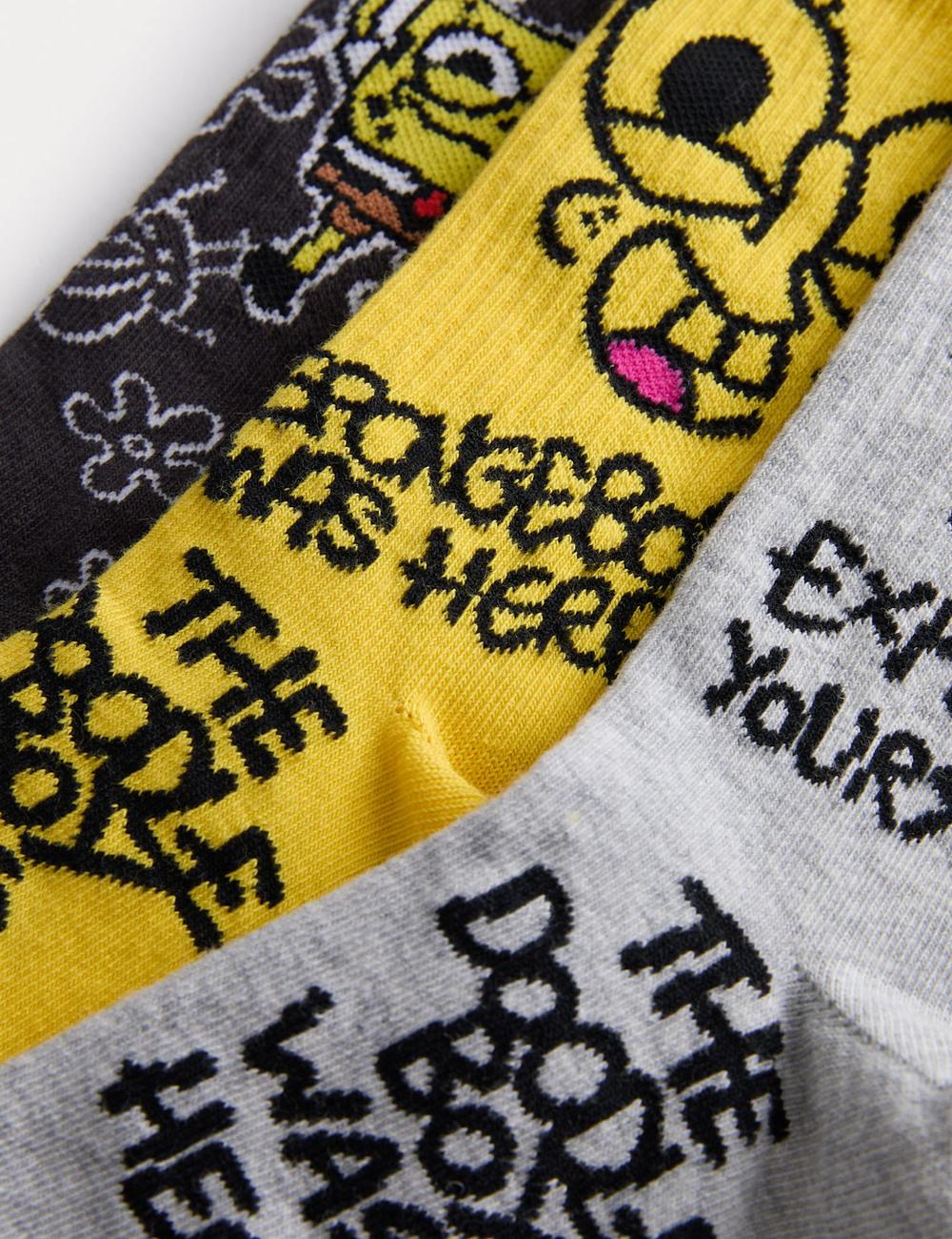 Pack de 3 calcetines diseño Bob Esponja