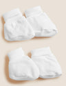Pack de 2 pares de patucos de algodón