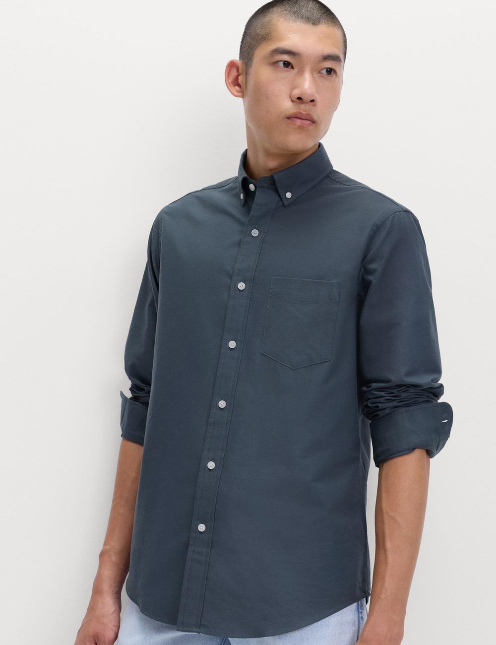 Camisa oxford algodón