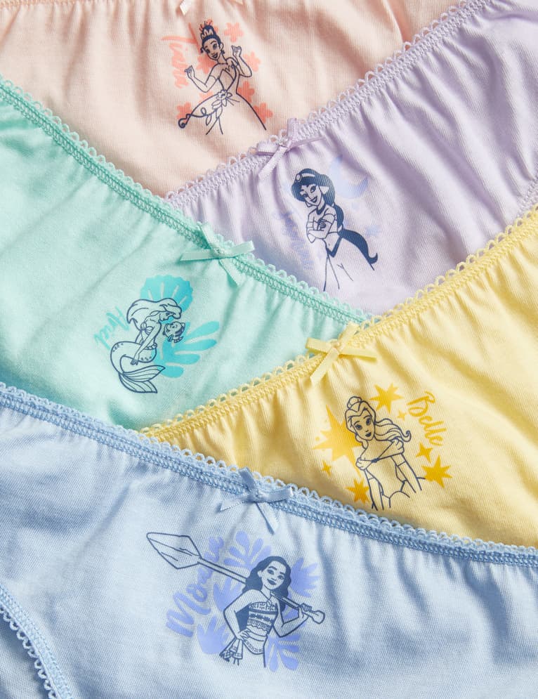 Pack de 5 braguitas diseño Princesas Disney