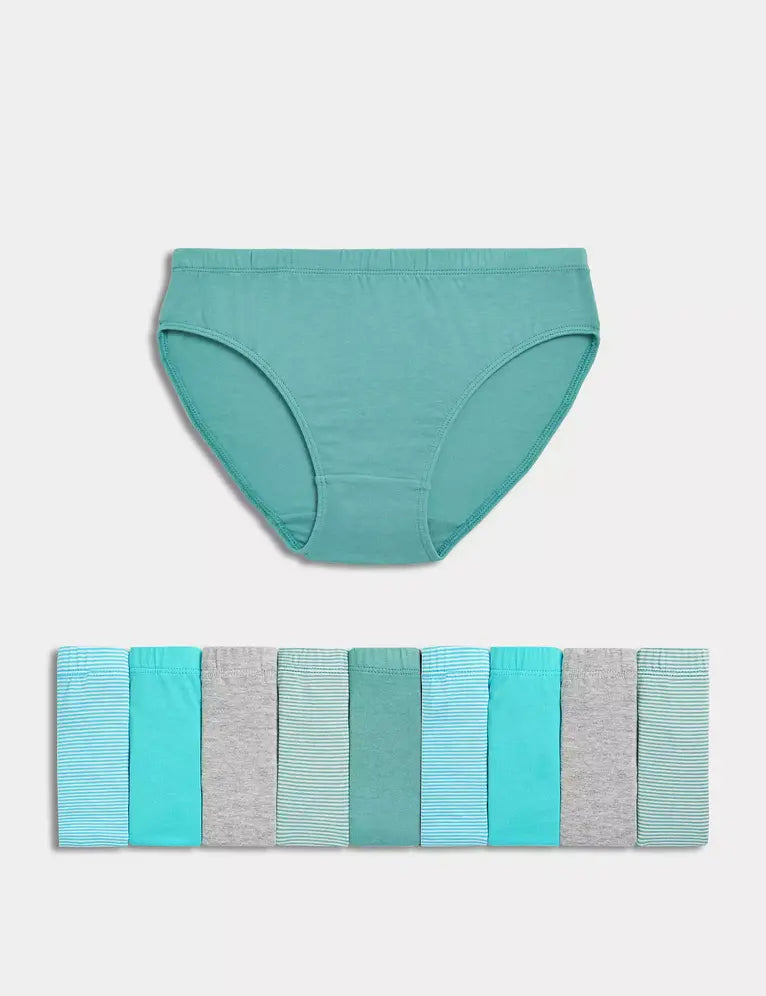 Pack de 10 briefs a rayas