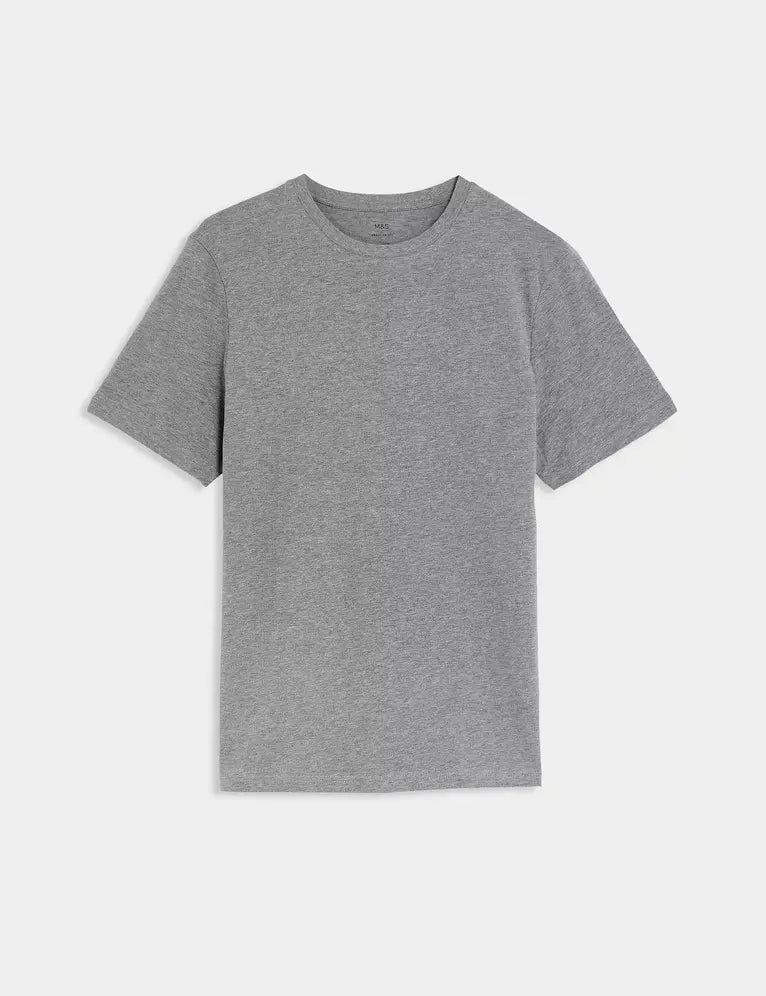 Camiseta lisa manga corta