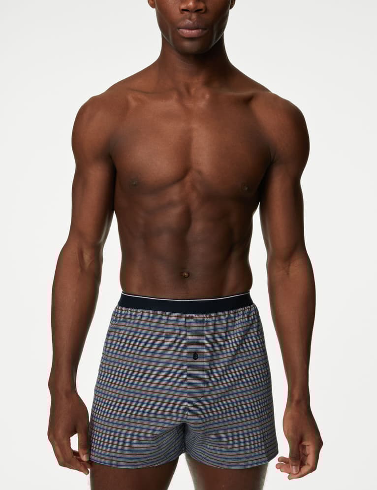 Pack de  boxers de punto a rayas