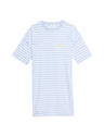 Camisola de manga corta de rayas