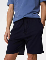 Pijama corto de punto liso