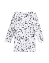 Camiseta de manga semilarga estampada