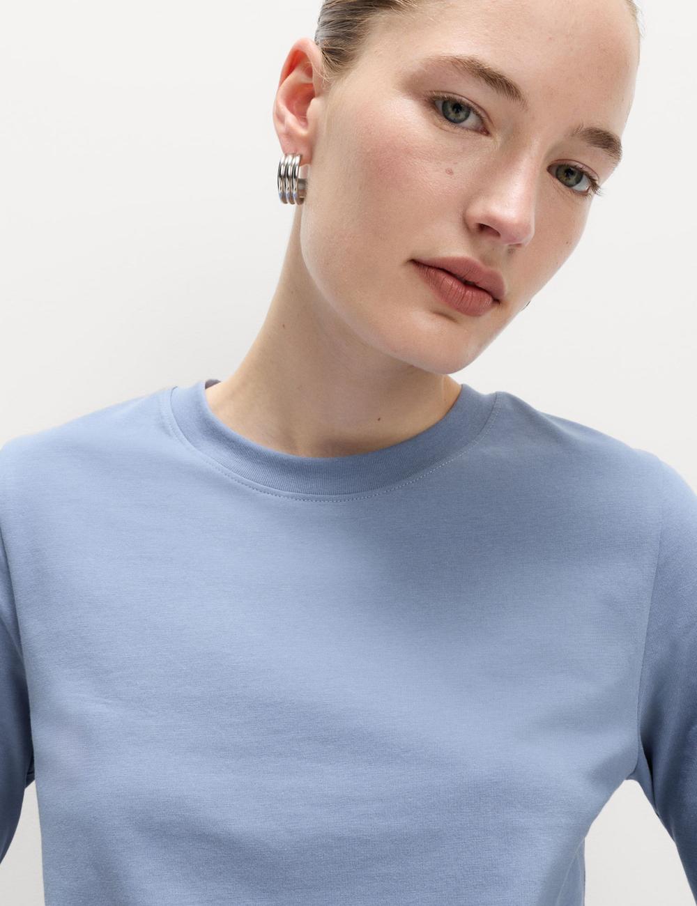 Camiseta básica de manga larga everyday