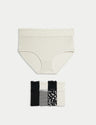 Pack 5 bragas altas detalle encaje