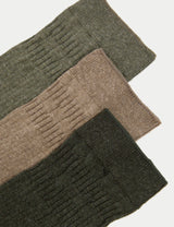 Pack de 3 pares de calcetines sin patente