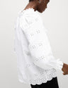 Blusa de manga larga bordada