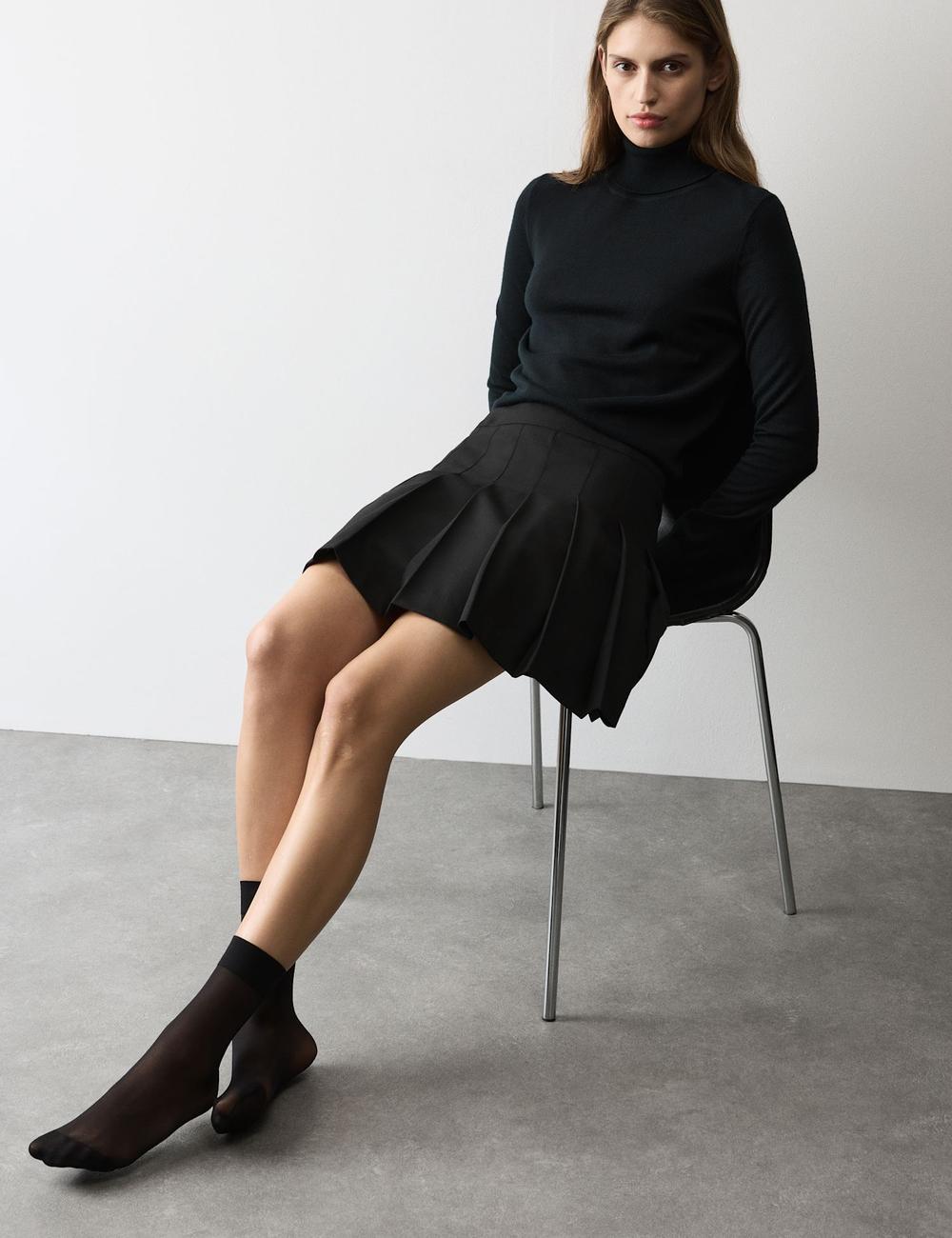 Pack 4 medias al tobillo 10 Denier