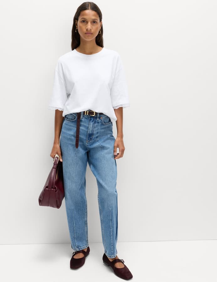 Camiseta rayas manga semilarga