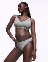 Pack 2 sujetadores maternidad de algodón con canalé