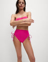 Parte baja de bikini fruncida