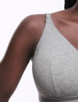 Pack 2 sujetadores maternidad de algodón con canalé