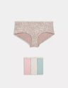 Pack 4 bragas short diseño